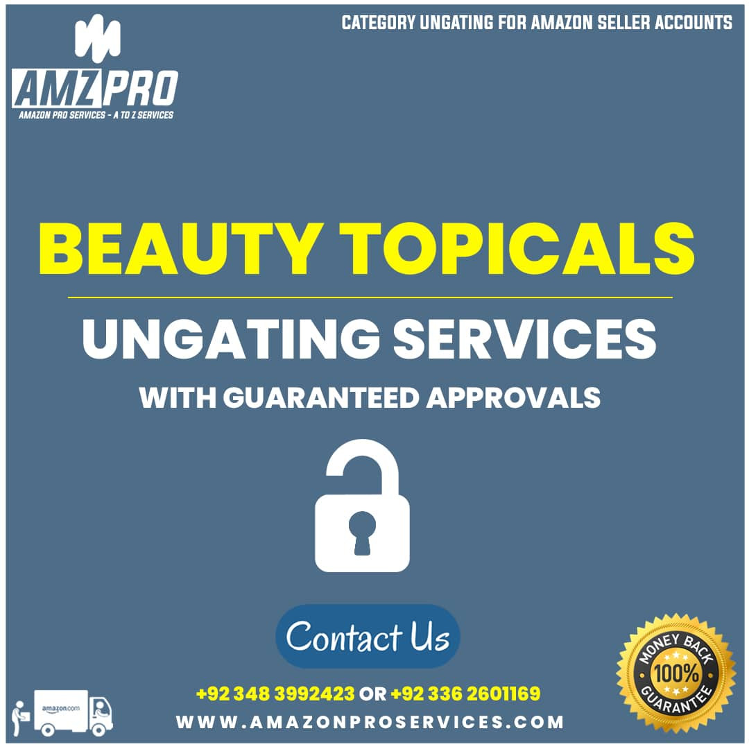 Amazon Category Ungating - Beauty Topicals USA