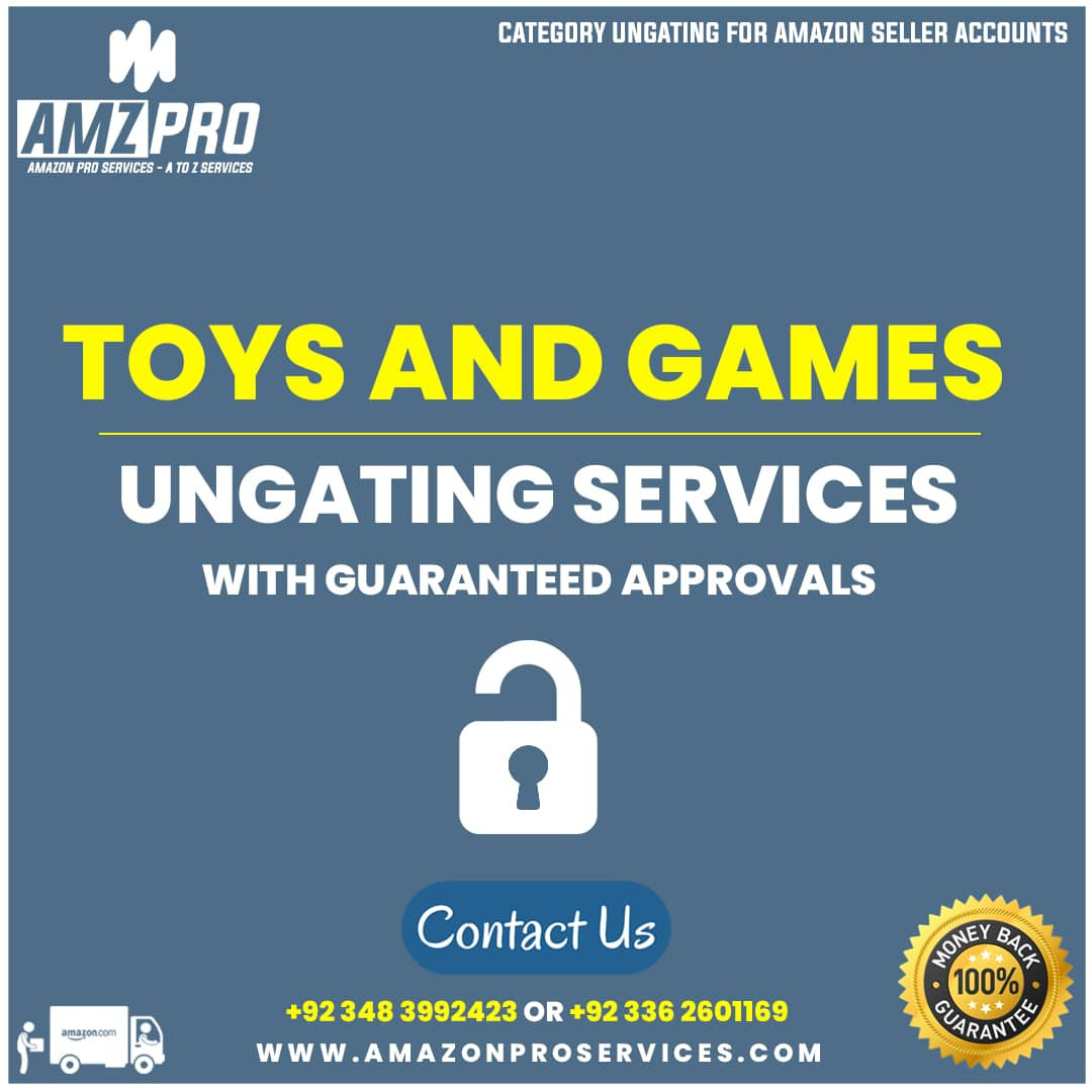 Amazon Category Ungating - Toys & Games